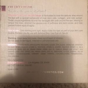 selected cosmetics eye lift serum